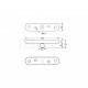 STRAIGHT RAIL BOTTOM FLANGE H32